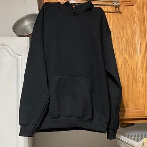 Gildan Hoodie Heavy Blend Black Hoodie Size Large